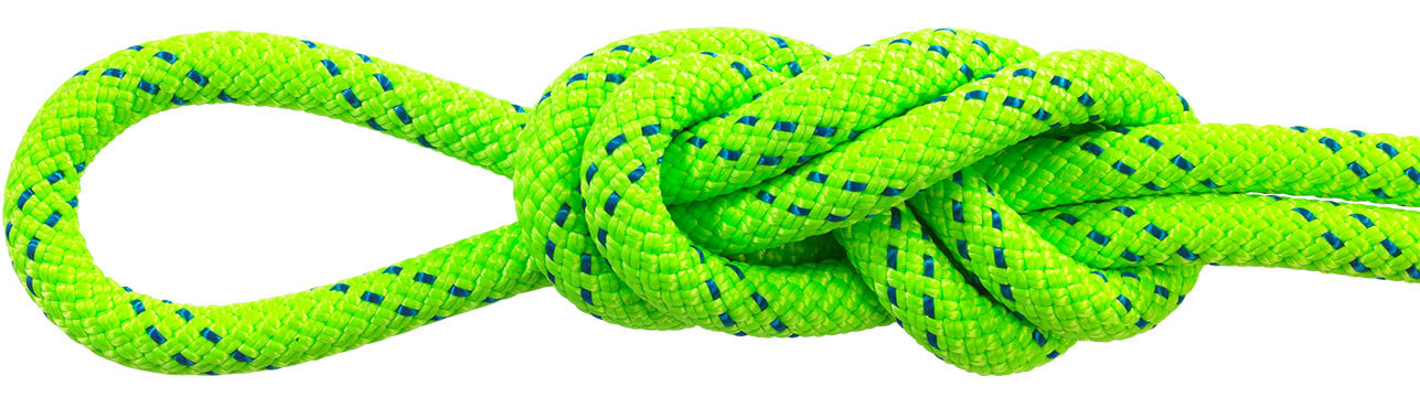 9.5mm Climbing Rope x 150' Kernmantle Static Line NEW 3/8" 