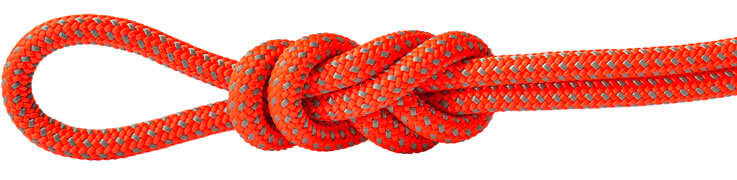 Polyester Accessory Cord Orange/Gray