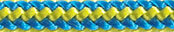 Polyester Accessory Cord Blue/Yellow